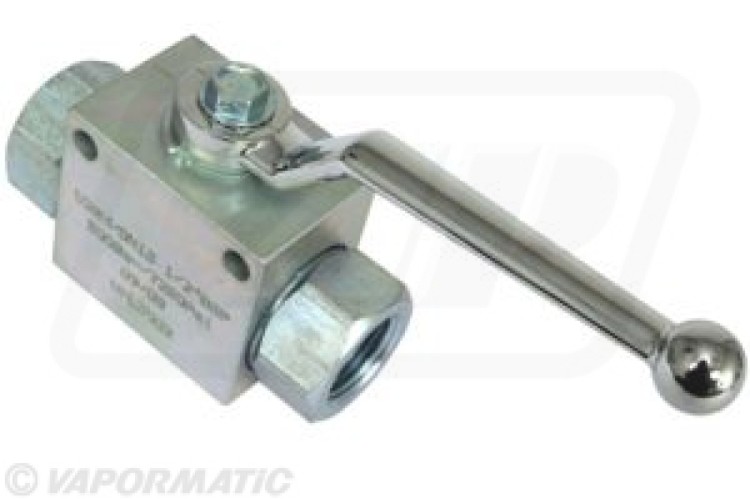 1/2 HYDRAULIC SHUT-OFF VALVE (1 X INLET 1 X OUTLET WITH SHUT OFF)