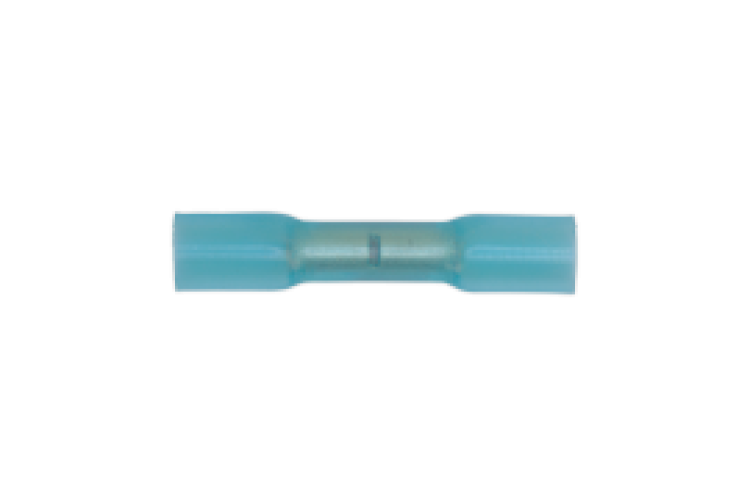 1.5MM² - 2.5MM² HEATSHRINK BUTT CONNECTORS (BLUE) (100PK)