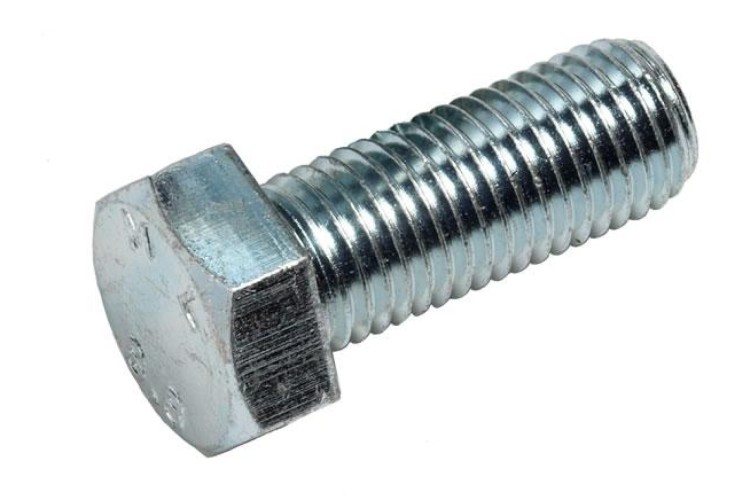 1 X 2 3/4 HEX SET SCREW (UNC) (ZINC) (GRADE 5)