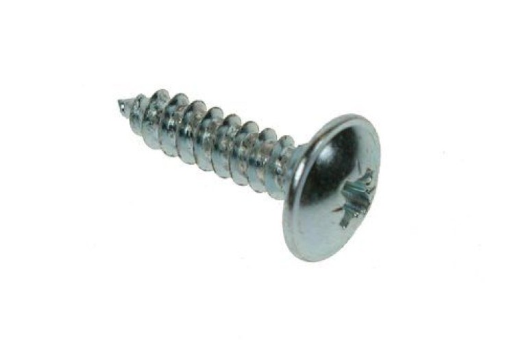 10 X 1 (4.8MM X 25MM) FLANGE HEAD SELF TAPPING SCREW (ZINC) (PZ2) (AB POINT)