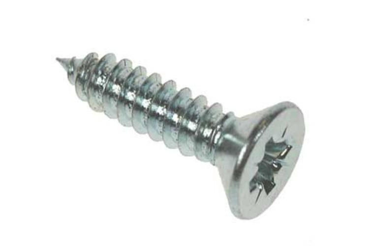 10 X 1 3/4 (4.8 X 45MM) COUNTERSUNK SELF TAPPING SCREW (ZINC) (AB POINT) (POZI)