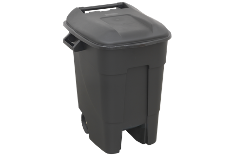 100L REFUSE/WHEELIE BIN (BLACK)