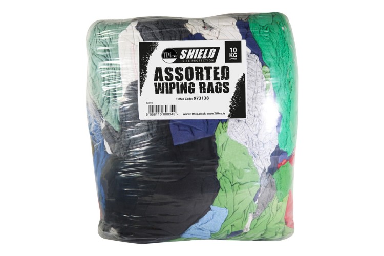 10KG ASSORTED WIPING RAGS