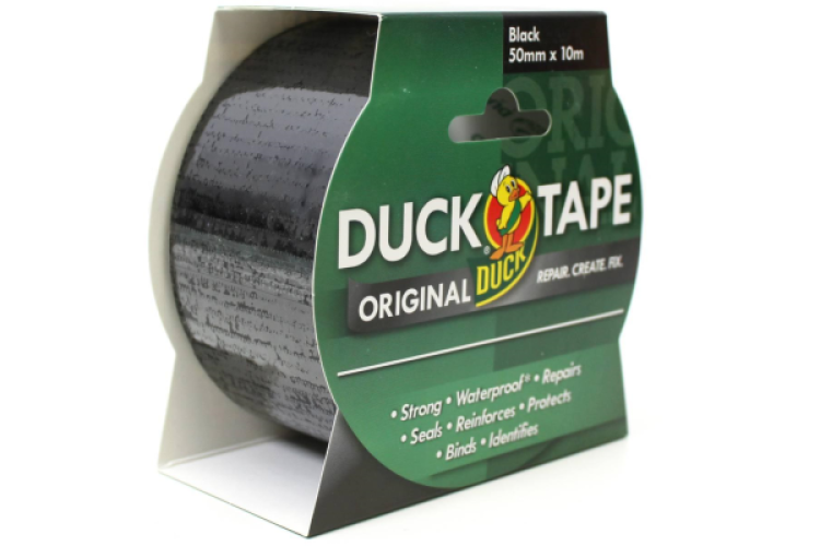 10M X 50MM ORIG DUCT TAPE (BLACK) (DUCK TAPE)