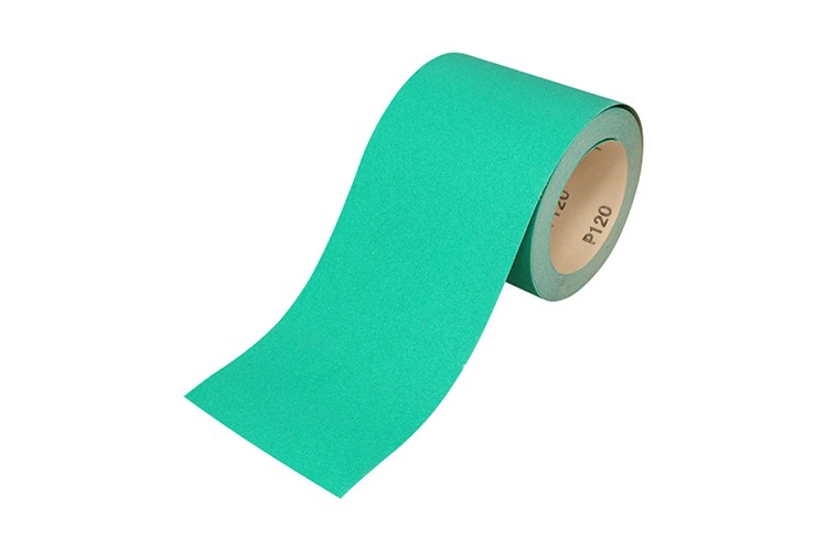 115mm x 10m Sandpaper Roll Green P120 231823