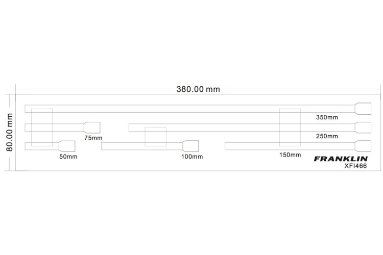 Franklin XF Extension Bar 1/4