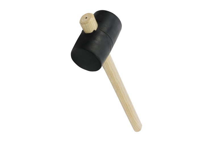 16OZ RUBBER MALLET (BLACK)