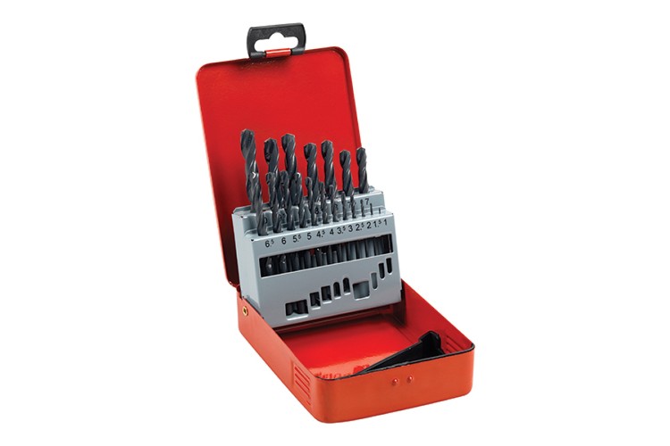 19pcs HSS-R Jobber Bit Set 1-10mm 