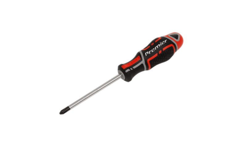 2 X 100MM POZI PREMIER SCREWDRIVER GRIPMAX