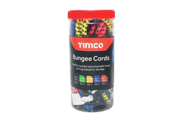 20pcs Mixed Set Bungee Cord - 20 Pcs BUNMIX20