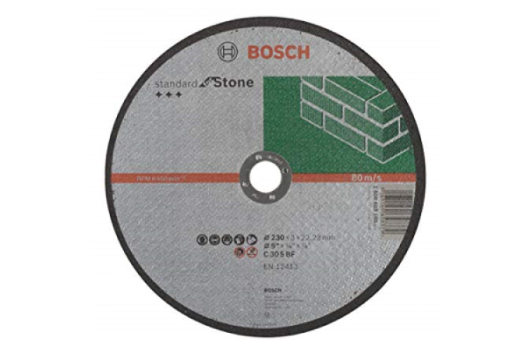 230 X 3 X 22.23MM BOSCH STONE CUTTING DISC (X1 DISC)