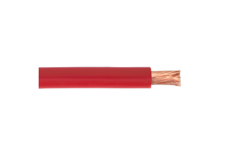 25MM - 170AMP RED BATTERY STARTER CABLE (PER METRE)