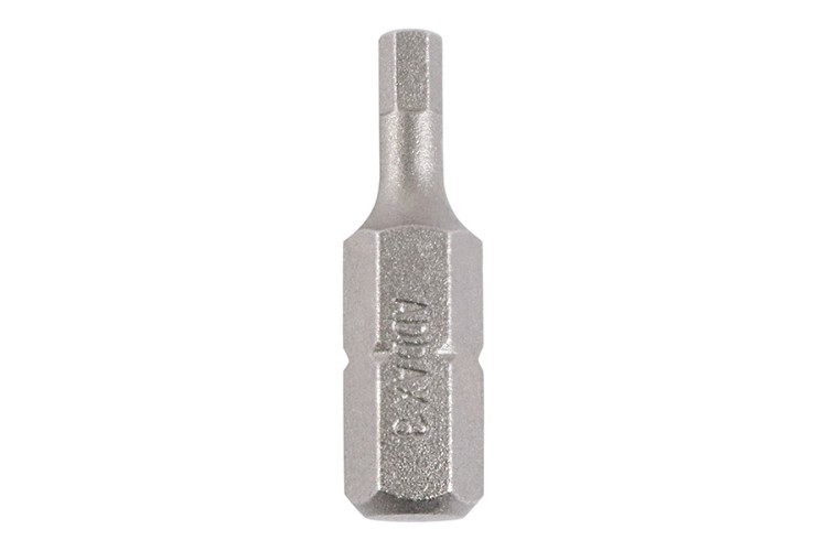 3.0 x 25 Hex Driver Bit - S2 Grey 3HX25GB