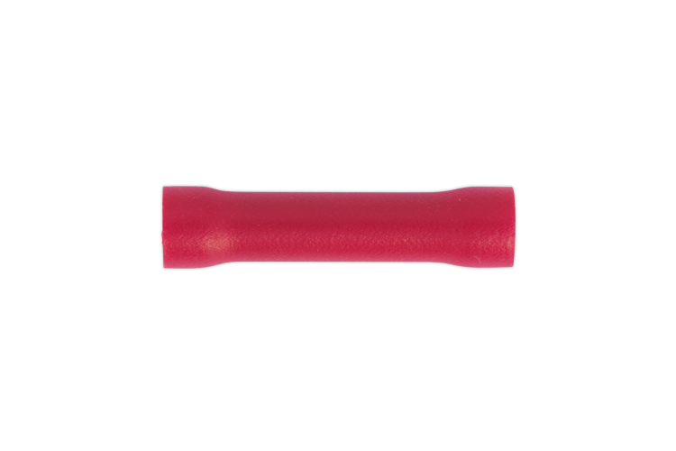 Ø3.3MM RED THROUGH (BUTT) CONNECTOR (100 PK)