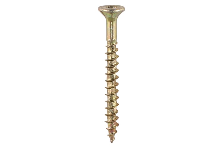 3.5 x 12MM VELOCITY SCREW (PZ2) (COUNTERSUNK) (YELLOW ZINC)