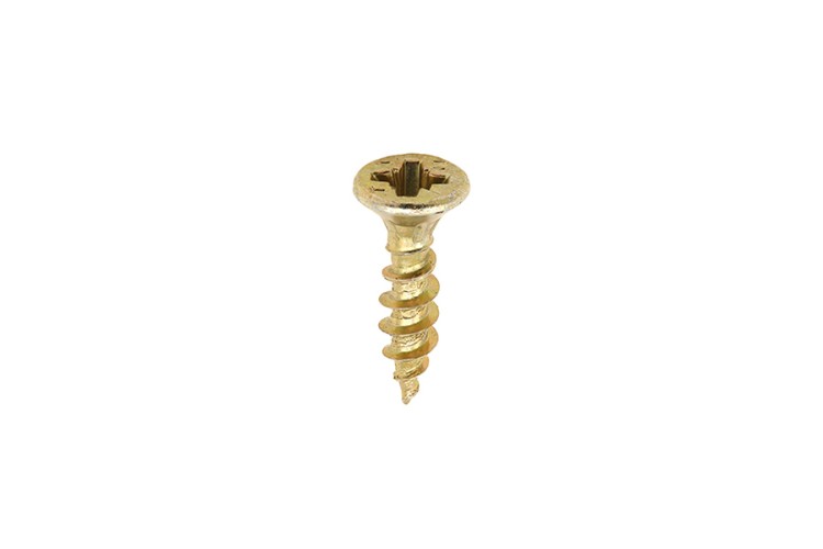 3.5 X 16MM C2 WOODSCREW (PZ2) (COUNTERSUNK) (YELLOWZINC)