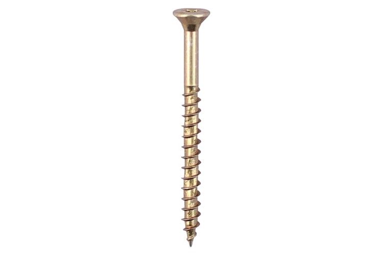 3.5 x 35MM VELOCITY SCREW (PZ2) (COUNTERSUNK) (YELLOW ZINC) 