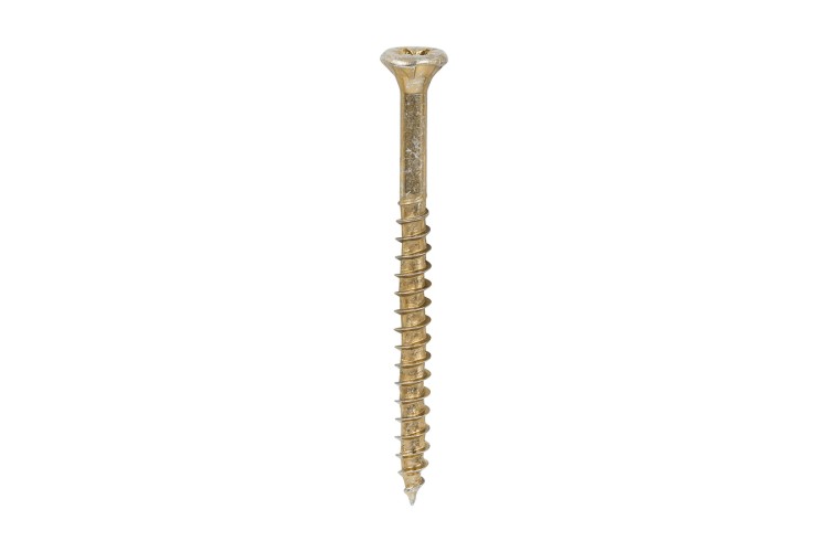 3.5 x 45MM VELOCITY SCREW (PZ2) (COUNTERSUNK) (YELLOW ZINC) 