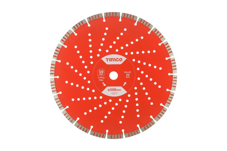 300MM X 20MM DIAMOND BLADE LASER (10mm Seg)