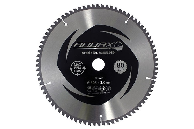 305 X 30 X 80T TCT -5 DEGREE SAWBLADE