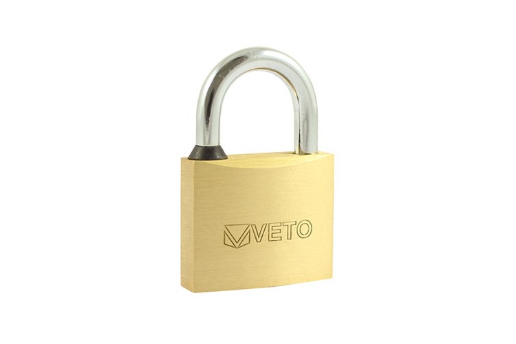 30mm Veto Brass Padlock P30