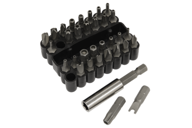 33PC SECURITY BIT & MAGNETIC ADAPTOR SET 