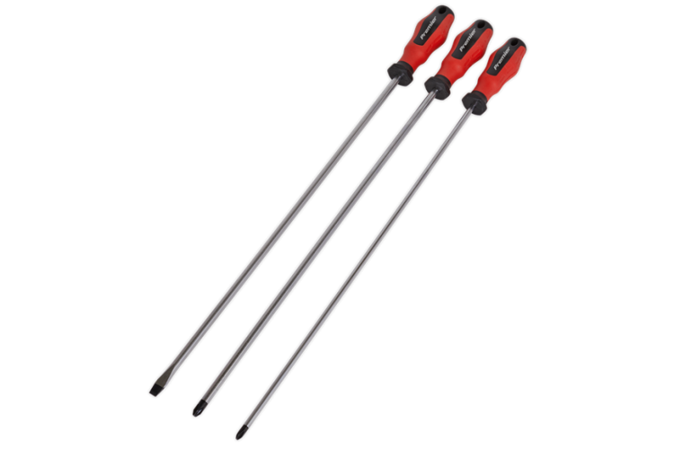 3PC EXTRA LONG POWER MAX SCREWDRIVER SET