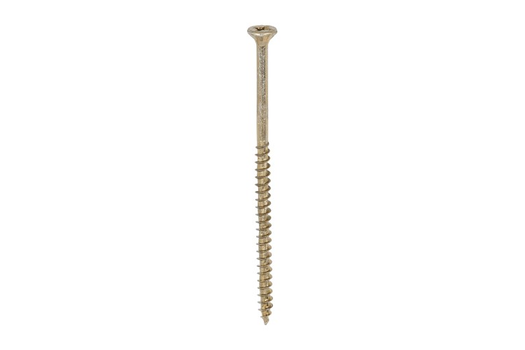 4.0 x 80MM VELOCITY SCREW (PZ2) (COUNTERSUNK) (YELLOW ZINC) 