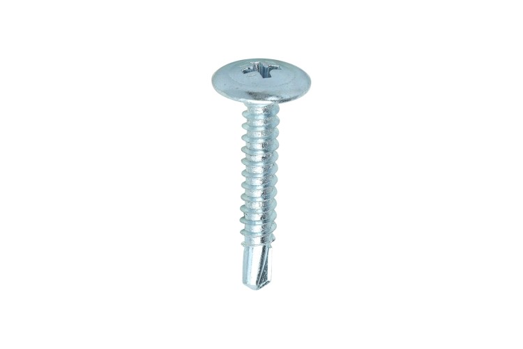 4.2MM x 25MM WAFER SELF DRILLING SCREW (PH2) (ZINC)