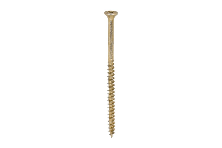 4.5 x 80MM VELOCITY SCREW (PZ2) (COUNTERSUNK) (YELLOW ZINC)