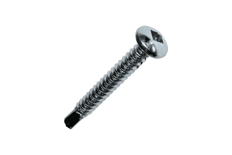 4.8MM x 32MM PAN HEAD SQUARE DRIVE SELF DRILLING SCREWS