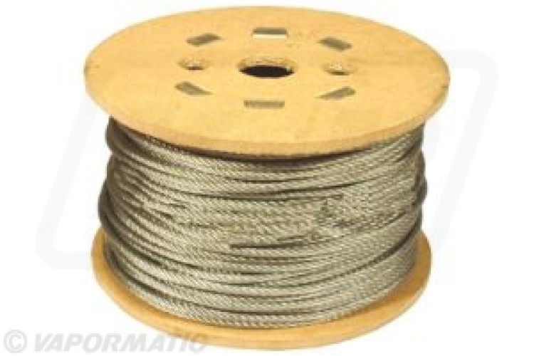 4MM GALVANISED WIRE ROPE (PER METRE)