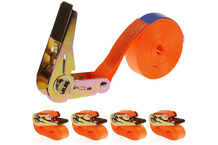 4MTR - 3/4 TONNE ENDLESS RATCHET STRAPS ORANGE