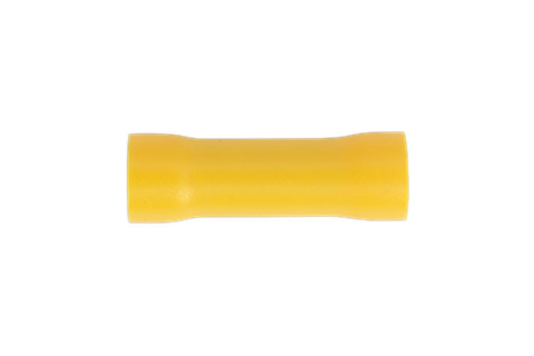 5.5MM BUTT CONNECTER (YELLOW) (100 PK)