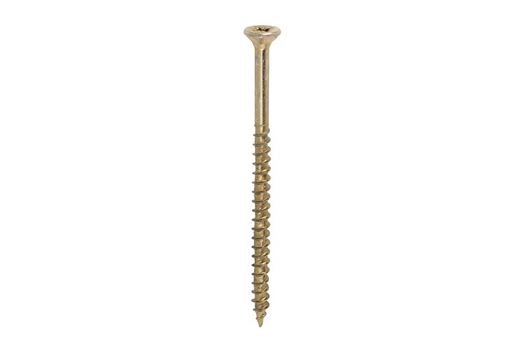 6.0 x 100MM VELOCITY SCREW (PZ2) (COUNTERSUNK) (YELLOW ZINC)