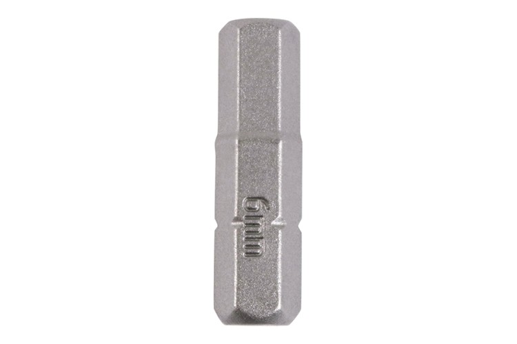 6.0 x 25 Hex Driver Bit - S2 Grey 6HX25GB