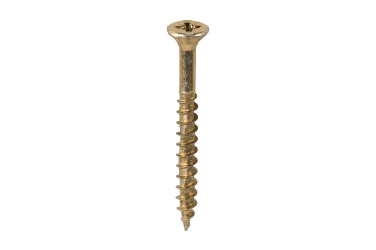 6.0 x 60MM VELOCITY SCREW (PZ2) (COUNTERSUNK) (YELLOW ZINC)