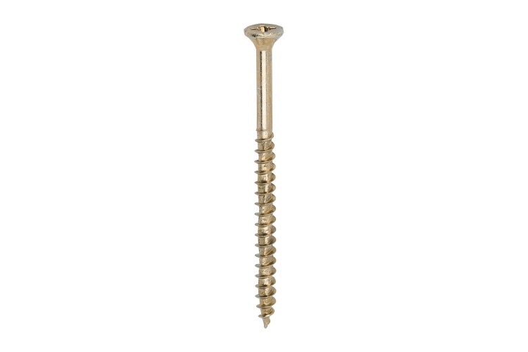 6.0 x 90MM VELOCITY SCREW (PZ2) (COUNTERSUNK) (YELLOW ZINC)