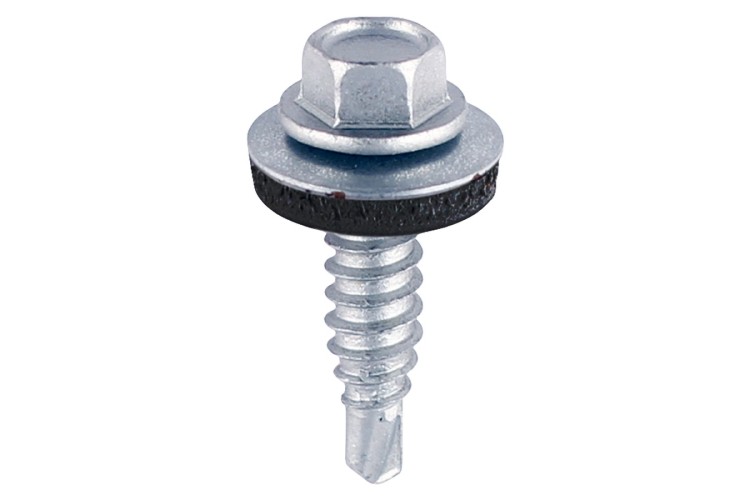 6.3 x 22 Hex Stitching Screw W16 - BZP ZS22W16