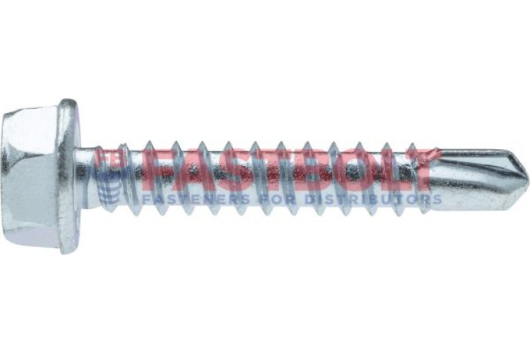 6.3MM X 38MM SELF DRILLING SCREW (TEK) (ZINC) (NO EDPM 