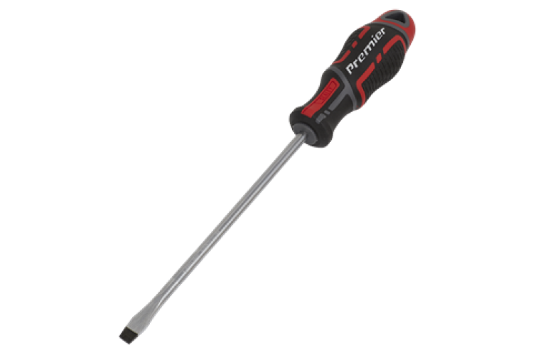 6 X 150MM SLOTTED PREMIER SCREWDRIVER GRIPMAX