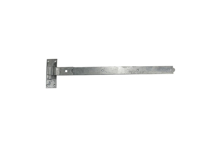 750MM CRANKED BAND HINGES WITH HOOK PLATES (GALV) (2PK)