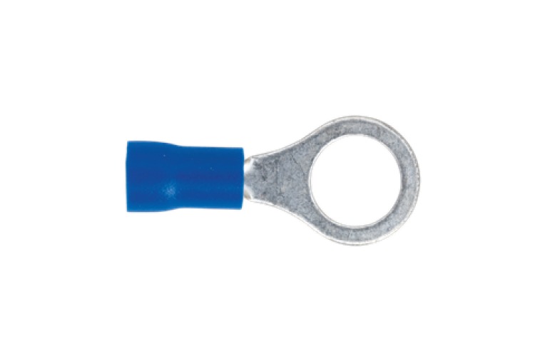 8.4MM RING TERMINAL (BLUE) (100 PK)