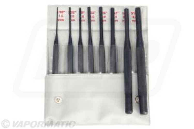 8 PIECE PIN PUNCH SET (VAOPORMATIC)