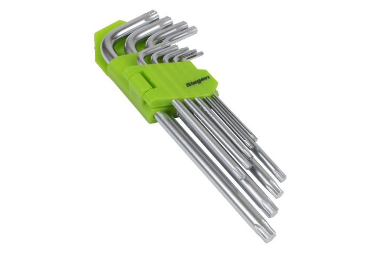 9 PICEC LONG TORX KEY SET (SEALEY)