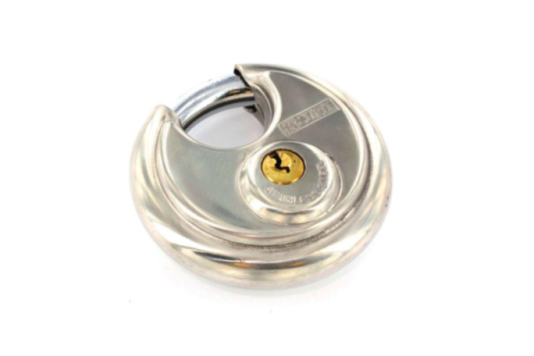 90MM DISC PADLOCK STAINLESS STEEL