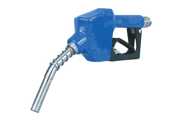 A 2003-ES Nozzle, Stainless Steel with 3/4in Swivel and Blue Cover