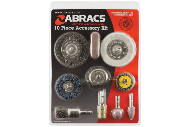 Abracs 10pce Quick Change Accessory Kit