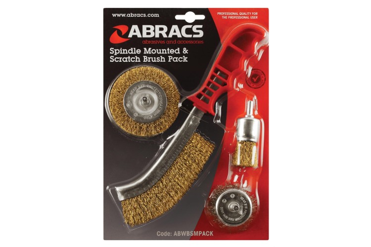 Abracs 4pce Wire Brush Pack