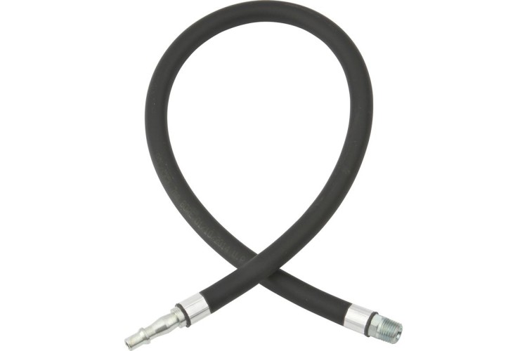 Anti Whip Hose 0.4m of 8mm i/d Hose, Standard Adaptor & R 3/8 Male End Fitting